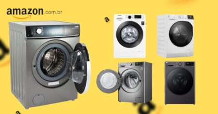 As 5 Melhores Máquinas de Lavar com Abertura Frontal2024