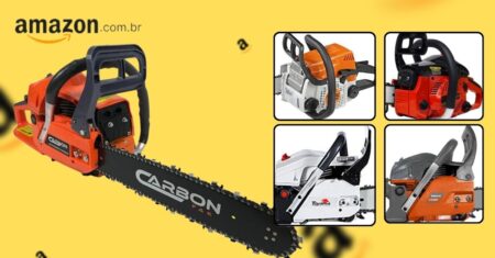 As 5 Melhores Motosserras à Gasolina Boa e Barata