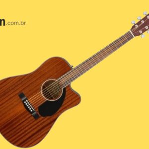 Descubra o Som do violão CD-60SCE Dreadnought Mahogany