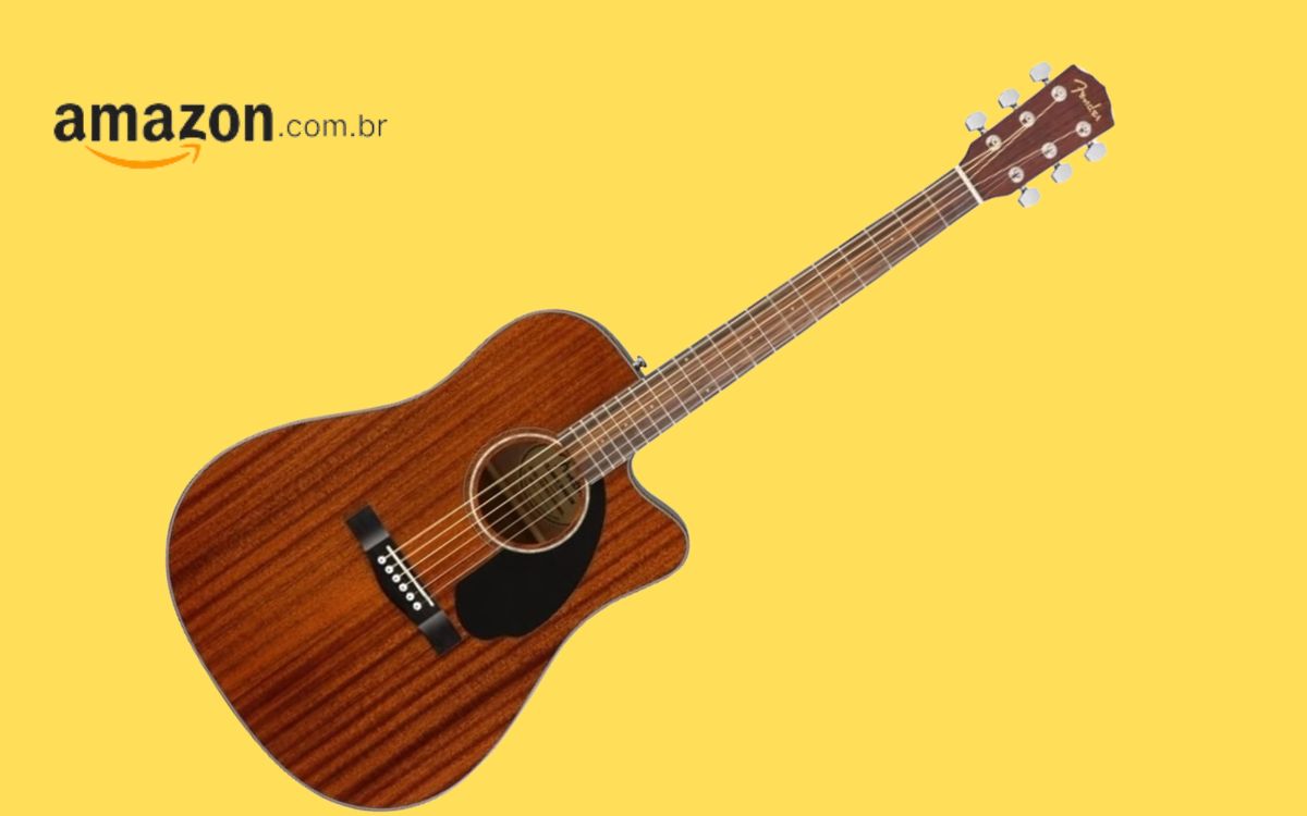 Descubra o Som do violão CD-60SCE Dreadnought Mahogany