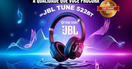Fone JBL Tune 520BT: Conforto e Qualidade de Som Inigualáveis