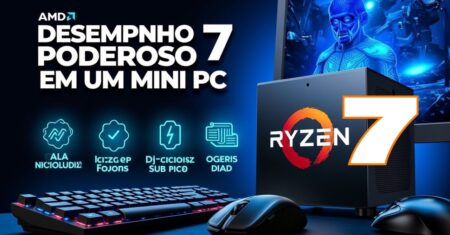 Mini PC AMD Ryzen 7 5800h  O Melhor Custo-Benefício para Jogar e Trabalhar