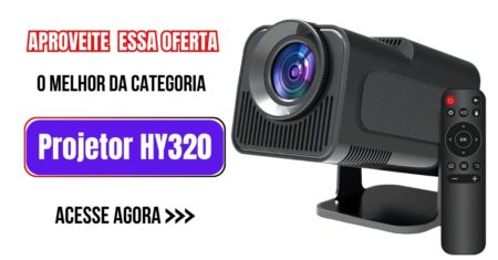 Projetor HY320  um Cinema em Casa Potente e BARATO