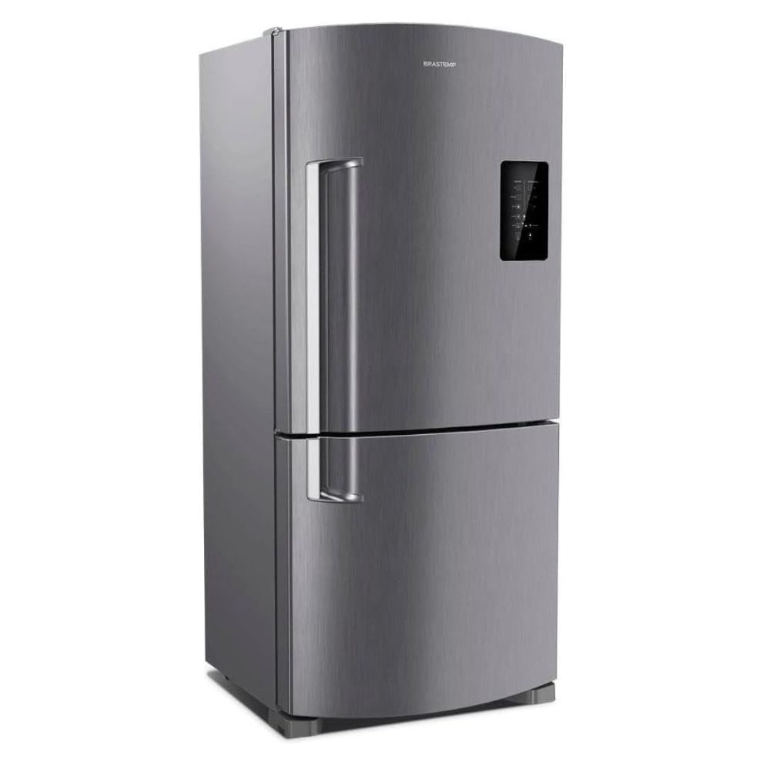 Refrigerador Brastemp Frost Free Inverse 588 Litros Inox BRE85AK – 127 Volts