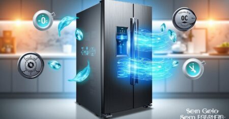 Como a geladeira frost free inox mantém a temperatura ideal sem acumular gelo Explicação simples