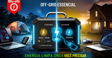 BLUETTI AC50B A Solução Portátil de Energia Solar Que Une Potência, Segurança e Mobilidade